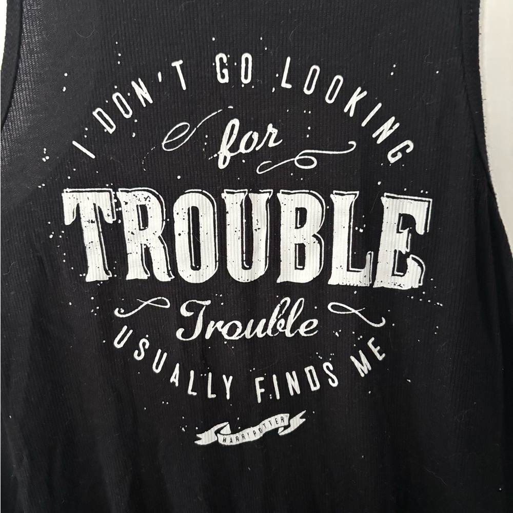 Wizarding World of Harry Potter Black Graphic Tank Top - Picture 2 of 3